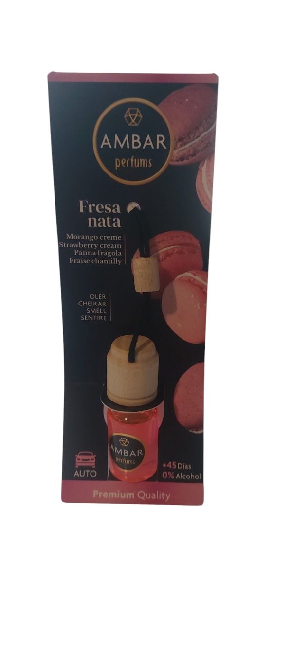 Ambar hanging car perfume Strawberry cream 6,5ml
