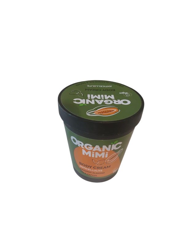 Organic Mimi Body Cream Anticellulite Almond & Papaya, 200ml
