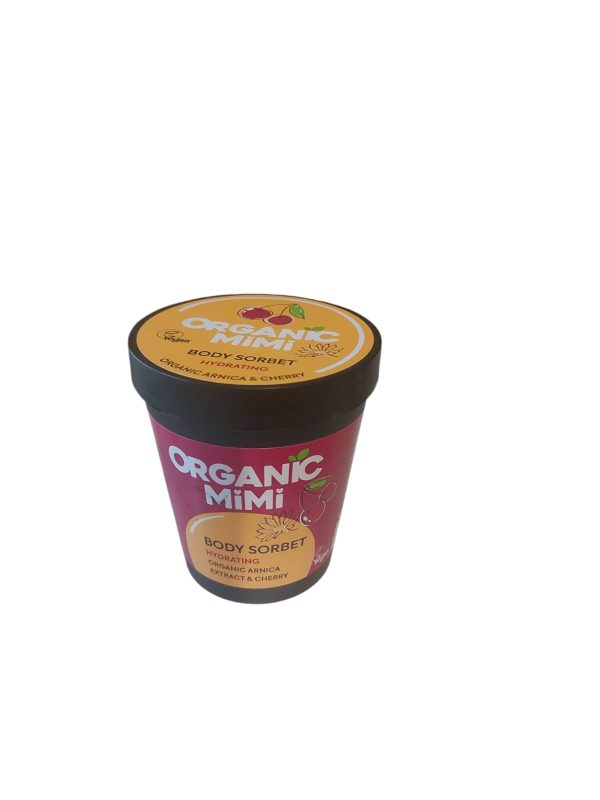 Organic Mimi, ķermeņa sorbeta mitrinošā Arnica un Cherry, 200ml