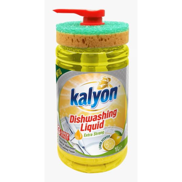 KALYON - Жидкость для мытья посуды с лимоном, 1L