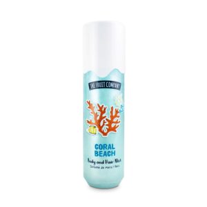 The Fruit Company Glitter hair and body mist - Coral Beach 200ml