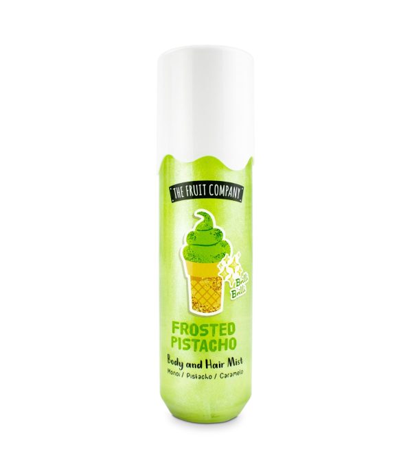 The Fruit Company Glitter Hair and Body Mist - Frosted Pistacho 200ml