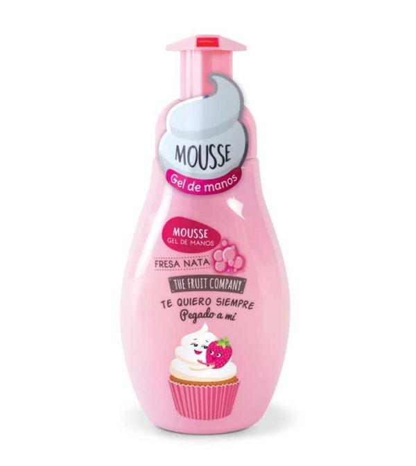 The Fruit Company Hand soap in mousse format - Strawberry and Cream 250ml