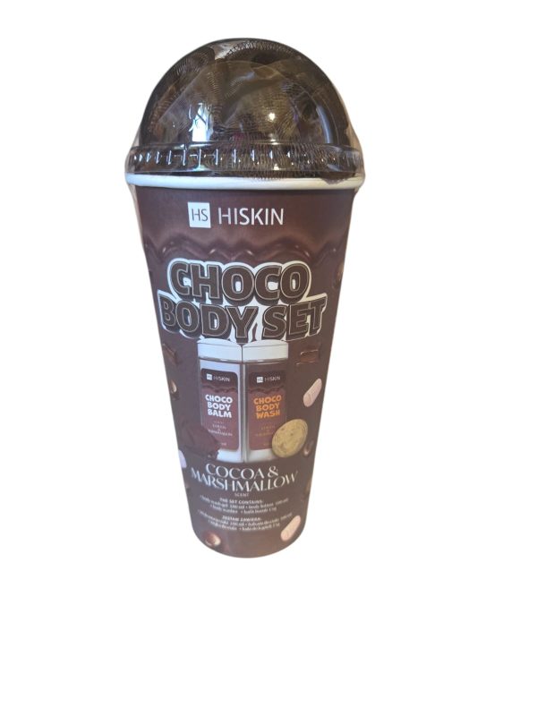 HISKIN CHOCO BODY SET COCOA & MARSHMALLOW SCENT
