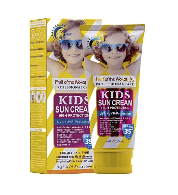 Fruit of the Wokali Kids Sunscream 35 SPF
