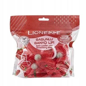 BODY WASH SPONGE WITH SOAP INSIDE STRAWBERRY DELIGHT