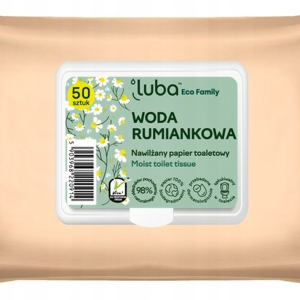 LUBA MOIST CHAMOMILE TOILET PAPER 50PCS