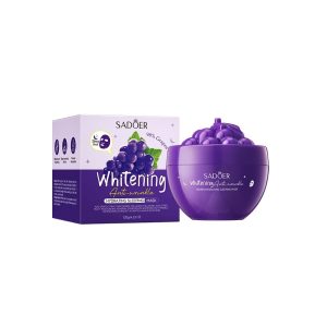 MOISTURIZING GRAPE FACE MASK WITH NIACINAMIDE, COLLAGEN & HYALURONIC ACID – 120g, Sadoer