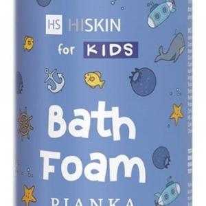 Hiskin Kids Blue Bath & Body Wash Foam – 250ml