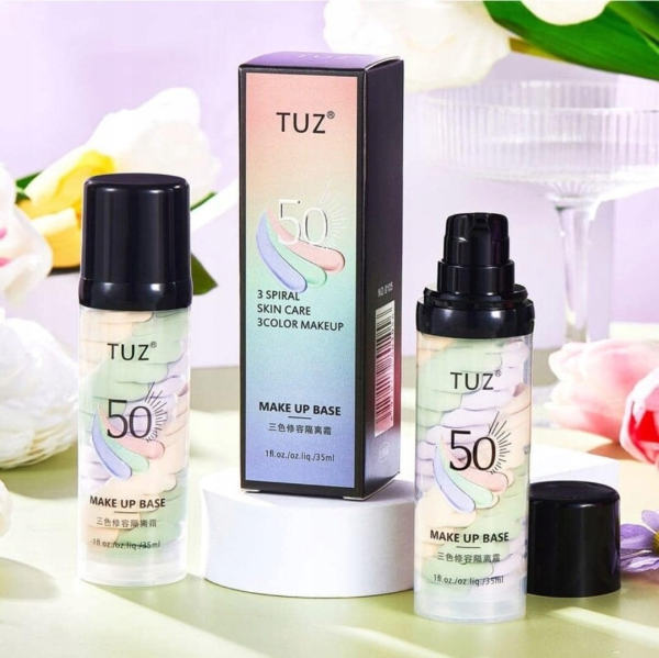 TUZ TRI-COLOR MAKEUP BASE – 35ml - Image 2