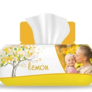 Sleepy baby wet wipes with lemon scent, 120 pcs