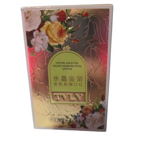 TVLV Crystal Gold Foil Color-Changing Petal Lipstick (03 – Jasmine Romance)
