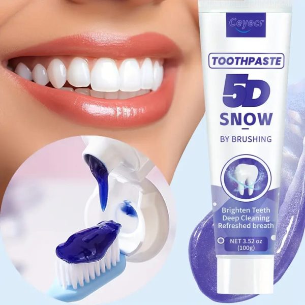 (English) Ceyecr 5D SNOW Toothpaste – 100 g - Image 3