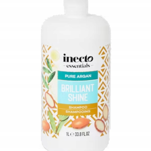 Inecto Essentials Brilliant Shine Argan Oil Shampoo 1 liter LARGE