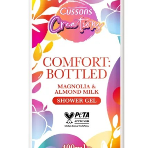 Cussons Leather Body wash- Magnolia & Almond Milk, 400ml