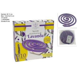 Lavender scented coils, 10 pcs