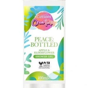 CUSSONS APPLE & ELDERFLOWER SHOWER GEL 400ML