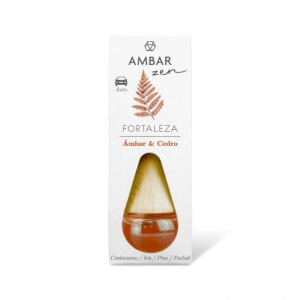 AMBAR ZEN Car Air Freshener – Amber & Cedar | 5 ml