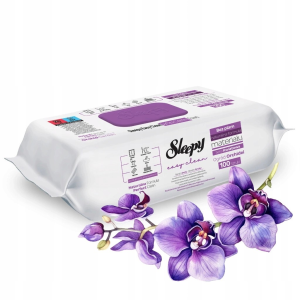 Sleepy Wipes Mitrās Salvetes XXL Dažādām Virsmām Orchid Garden – 100 gab.