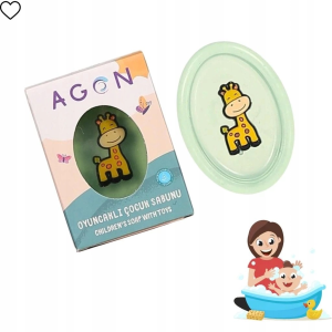 Agon Kids apple-scented soap for children with a toy – 50 g